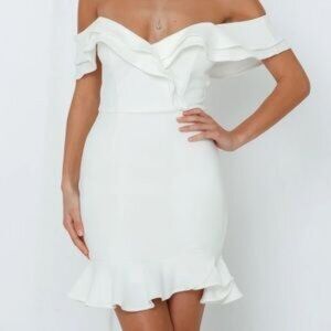 Hello Molly Angel Biba White Dress, Size XS